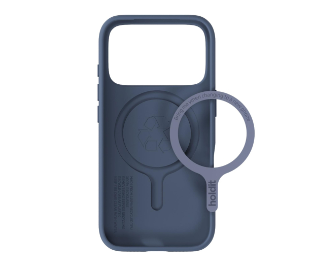Holdit Soft Magsafe Case iPhone 17 Pro Pacific Blue - 1361750 - zdjęcie 4